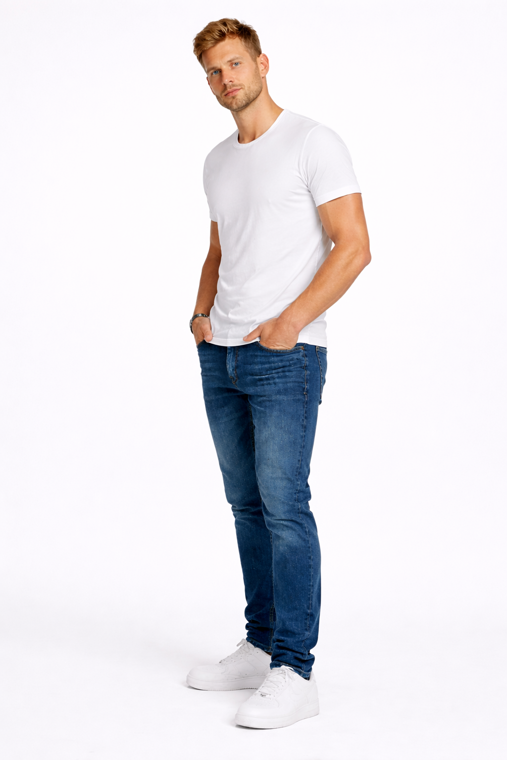 JEANS REGULAR FIT - AZUL OSCURO